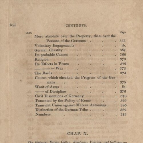 22 x 13,5 εκ. 6 σ. χ.α. + [LXI] σ. + 456 σ. + 4 σ. χ.α. + 2 ένθετα, όπου στο verso του εξωφύλ